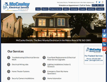 Tablet Screenshot of mccelec.com